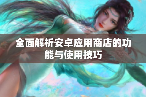 全面解析安卓应用商店的功能与使用技巧