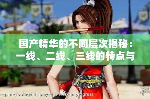 国产精华的不同层次揭秘：一线、二线、三线的特点与差异分析