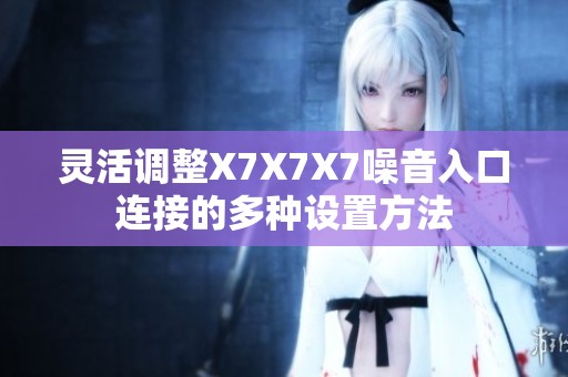 灵活调整X7X7X7噪音入口连接的多种设置方法