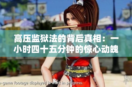 高压监狱法的背后真相：一小时四十五分钟的惊心动魄探秘
