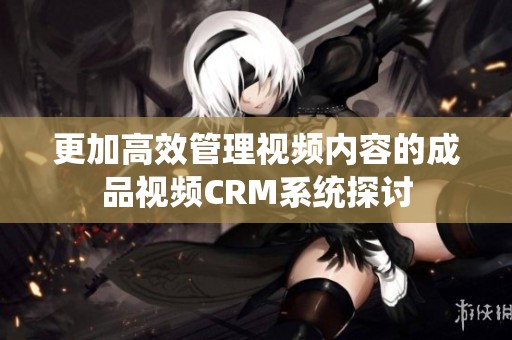 更加高效管理视频内容的成品视频CRM系统探讨