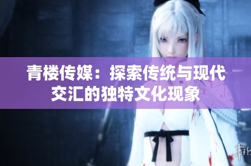 青楼传媒：探索传统与现代交汇的独特文化现象