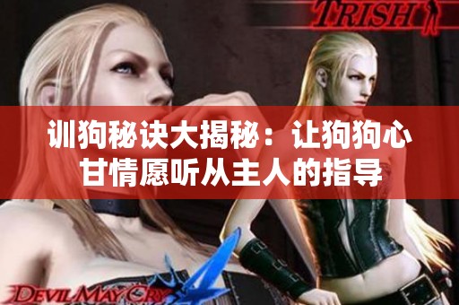 训狗秘诀大揭秘：让狗狗心甘情愿听从主人的指导