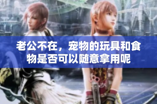老公不在，宠物的玩具和食物是否可以随意拿用呢
