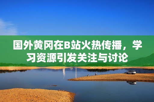 国外黄冈在B站火热传播，学习资源引发关注与讨论