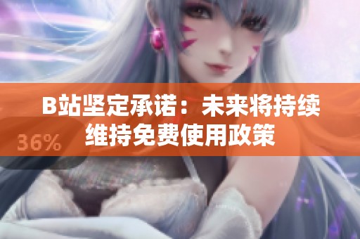 B站坚定承诺：未来将持续维持免费使用政策