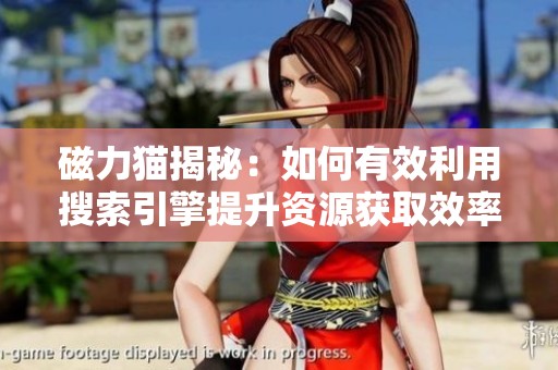磁力猫揭秘：如何有效利用搜索引擎提升资源获取效率
