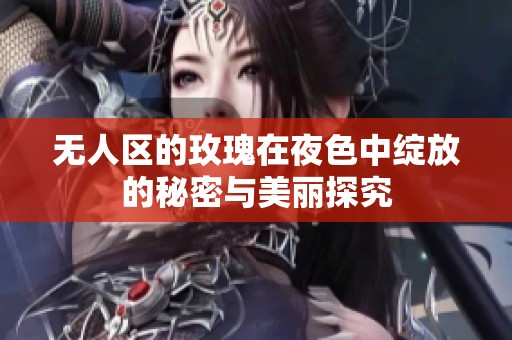 无人区的玫瑰在夜色中绽放的秘密与美丽探究