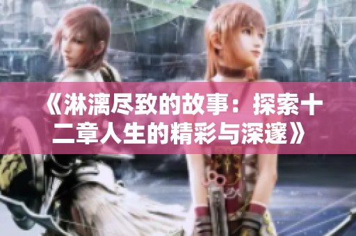 《淋漓尽致的故事：探索十二章人生的精彩与深邃》