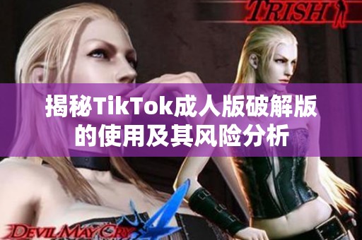 揭秘TikTok成人版破解版的使用及其风险分析