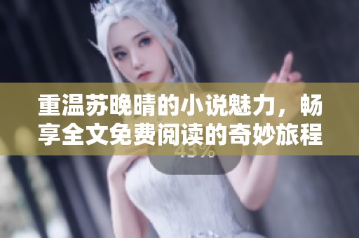 重温苏晚晴的小说魅力，畅享全文免费阅读的奇妙旅程