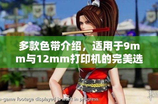 多款色带介绍，适用于9mm与12mm打印机的完美选择