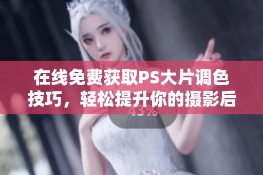 在线免费获取PS大片调色技巧，轻松提升你的摄影后期水平