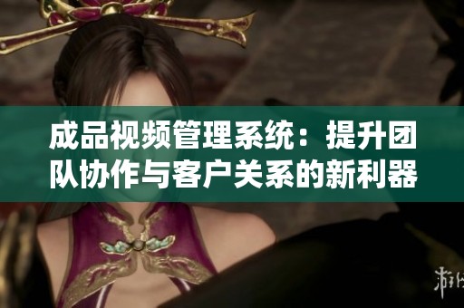 成品视频管理系统：提升团队协作与客户关系的新利器