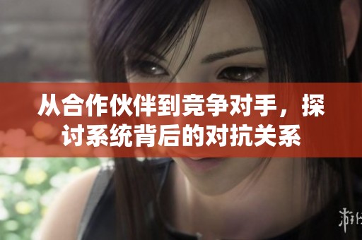 从合作伙伴到竞争对手，探讨系统背后的对抗关系