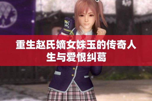 重生赵氏嫡女姝玉的传奇人生与爱恨纠葛