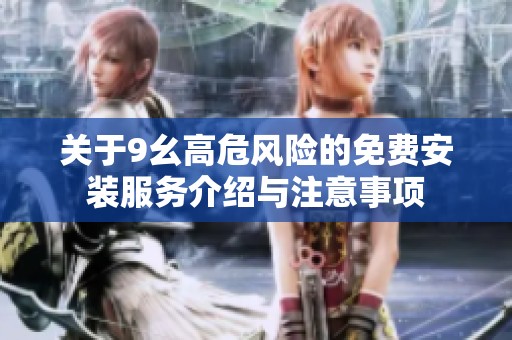 关于9幺高危风险的免费安装服务介绍与注意事项