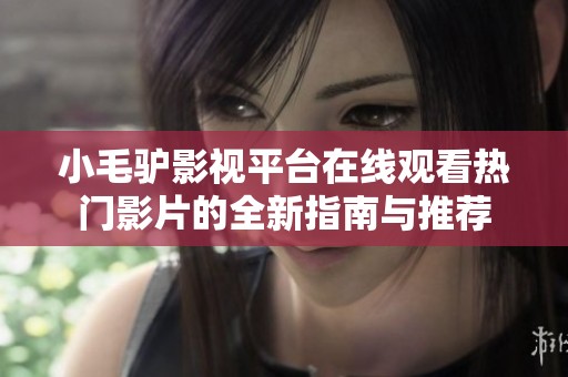 小毛驴影视平台在线观看热门影片的全新指南与推荐