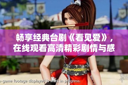 畅享经典台剧《看见爱》，在线观看高清精彩剧情与感人故事