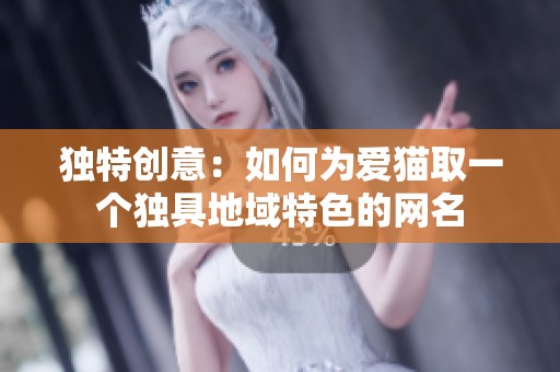 独特创意：如何为爱猫取一个独具地域特色的网名