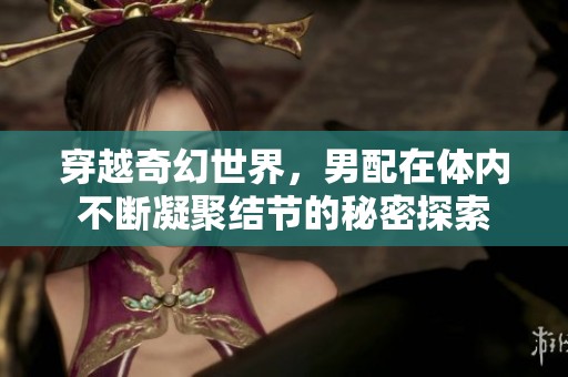 穿越奇幻世界，男配在体内不断凝聚结节的秘密探索