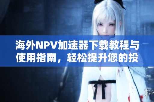 海外NPV加速器下载教程与使用指南，轻松提升您的投资回报