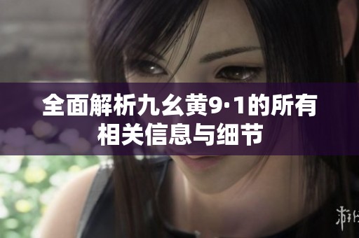 全面解析九幺黄9·1的所有相关信息与细节