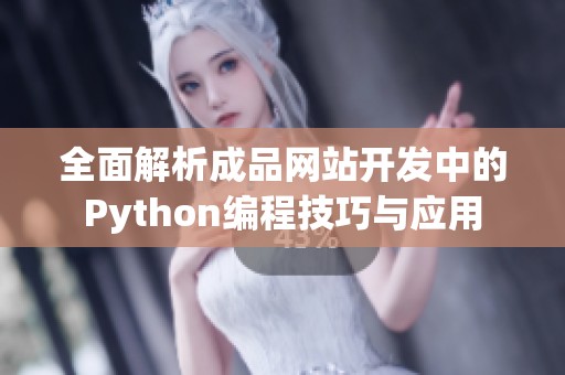 全面解析成品网站开发中的Python编程技巧与应用