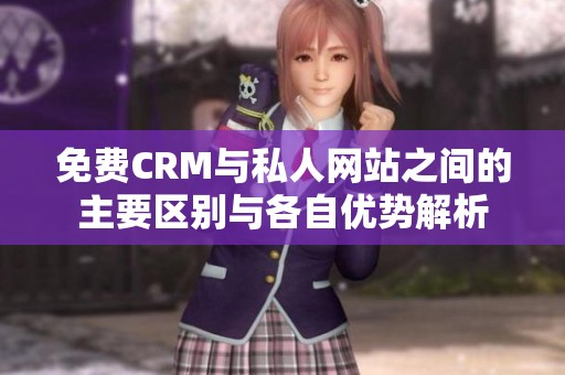 免费CRM与私人网站之间的主要区别与各自优势解析