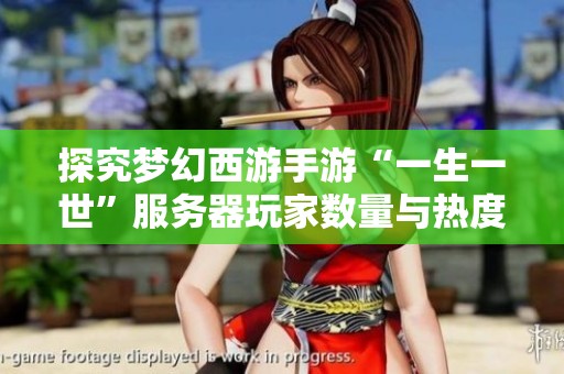 探究梦幻西游手游“一生一世”服务器玩家数量与热度现状