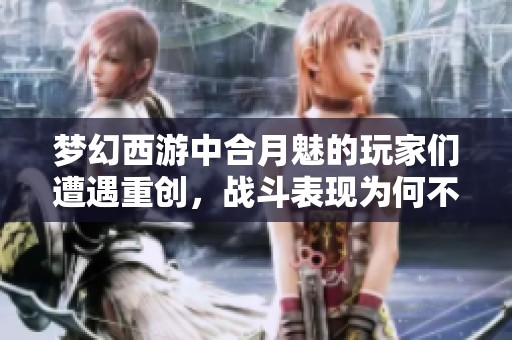 梦幻西游中合月魅的玩家们遭遇重创，战斗表现为何不如预期