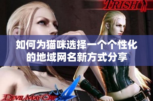 如何为猫咪选择一个个性化的地域网名新方式分享