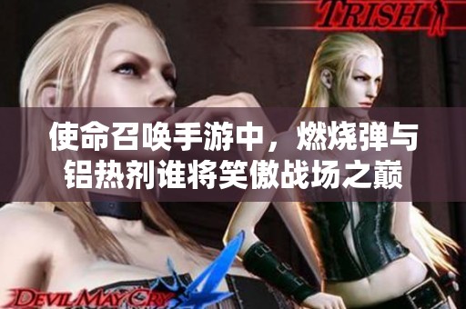 使命召唤手游中，燃烧弹与铝热剂谁将笑傲战场之巅
