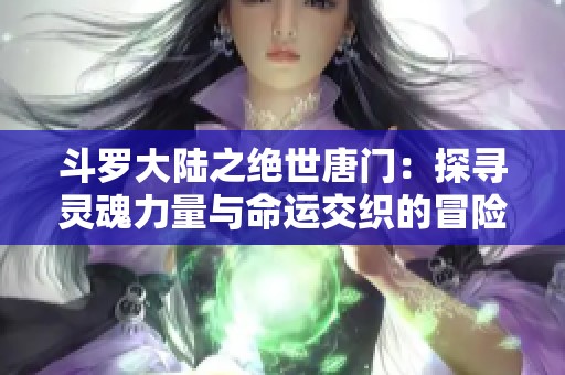 斗罗大陆之绝世唐门：探寻灵魂力量与命运交织的冒险之旅