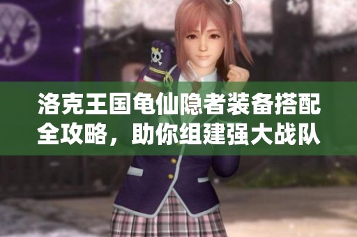 洛克王国龟仙隐者装备搭配全攻略，助你组建强大战队