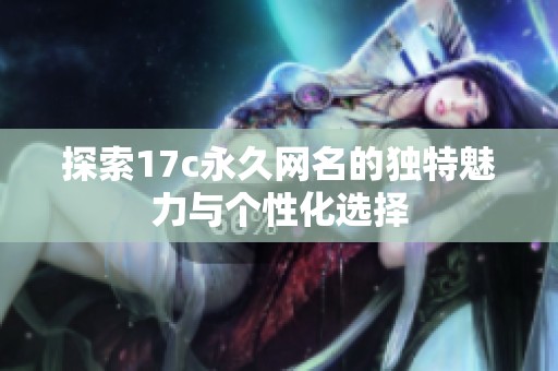 探索17c永久网名的独特魅力与个性化选择
