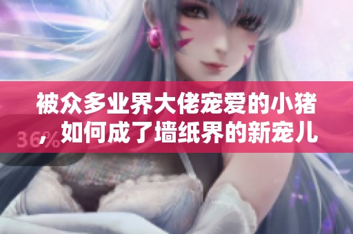 被众多业界大佬宠爱的小猪，如何成了墙纸界的新宠儿？