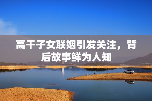 高干子女联姻引发关注，背后故事鲜为人知