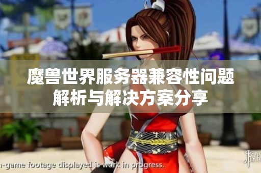 魔兽世界服务器兼容性问题解析与解决方案分享