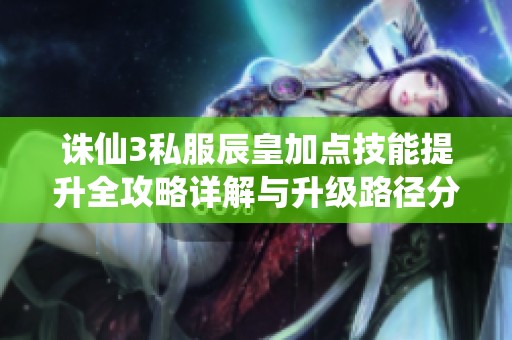诛仙3私服辰皇加点技能提升全攻略详解与升级路径分析