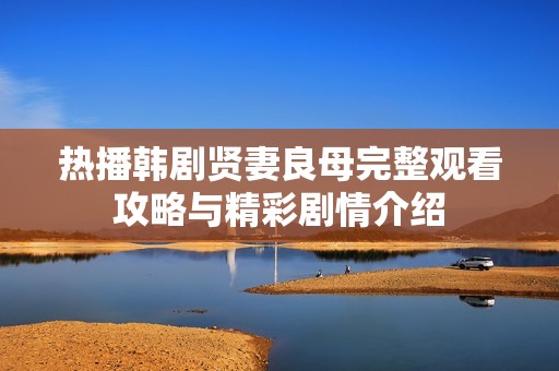 热播韩剧贤妻良母完整观看攻略与精彩剧情介绍