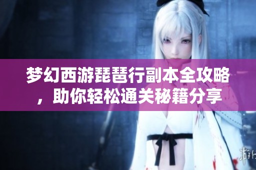 梦幻西游琵琶行副本全攻略，助你轻松通关秘籍分享